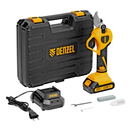 Секатор аккумуляторный, бесщет., CP-30BL, Li-Ion, 20 В, лезвия SK5 // Denzel 59434 купить в Нягани