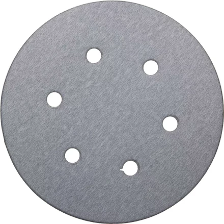 Круг шлифовальный URAGAN &quot;Универсальный с покрытием стеарата цинка&quot; на липучке, 6 отверстий, P180, 150мм, 5шт 907-43113-180-05 купить в Нягани