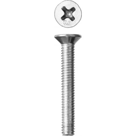 Винт ЗУБР DIN 965, класс прочности 8.8, оцинкованный, M5x60 мм, ТФ0, 1500 шт 4-303110-05-060 купить в Нягани