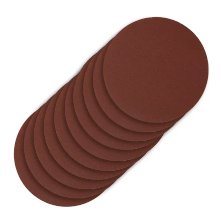 Круг абразивный на ворсовой подложке под &quot;липучку&quot;, P 600, 125 мм, 10 шт Сибртех 738767 купить в Нягани