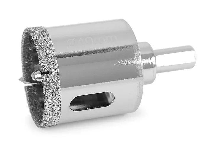 Алмазная коронка MESSER-DIY по стеклу, керамической плитке, керамограниту и мрамору 40мм купить в Нягани