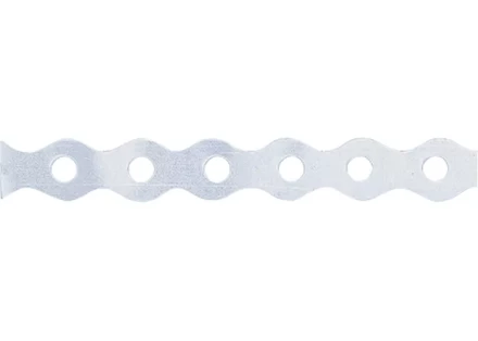 Лента перфорированная вентиляционная &quot;волна&quot; 0,55 мм LP VLN 1,2 см х 25 м цинк СИБРТЕХ 46552 купить в Нягани