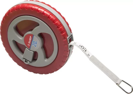 Мерная лента ЗУБР &quot;МАСТЕР&quot; фиберглассовая, пластмассовый корпус, 20м 34155-20_z01 купить в Нягани