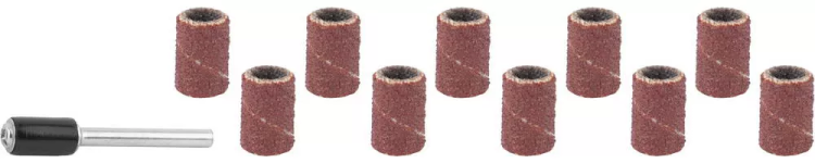 Цилиндр STAYER шлифовальный абразивный, с оправкой, d 6,25мм, Р80/120, 10шт 29919-H10 купить в Нягани