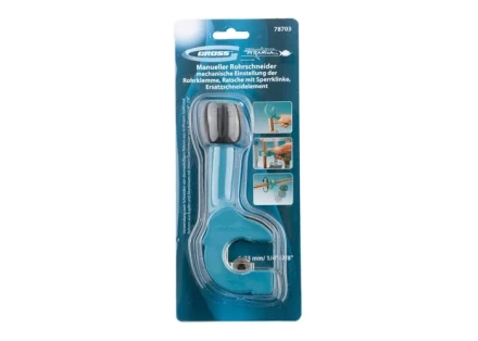 Труборез ручной &quot;PIRANHA&quot; 6-23 мм (1/4&quot;-7/8&quot;) механическая регулировка зажима трубы GROSS 78703 купить в Нягани