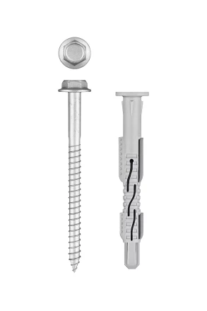 ЗУБР ФД-Ц 10x 100 мм, фасадный дюбель, нейлон/цинк, 50 шт (301455-100) купить в Нягани