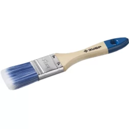 Кисть плоская  ЗУБР "АКВА-МАСТЕР", искусственная щетина, деревянная ручка, 38мм 4-01007-038