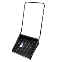 Движок для уборки снега пластиковый, 700х550х1470 мм, стальная рукоятка, Сибртех 61643