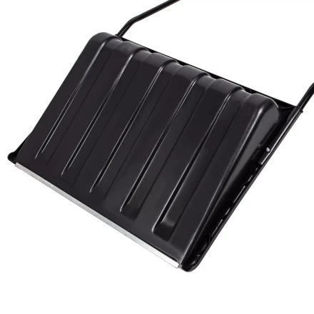 Движок для уборки снега пластиковый, 700х550х1470 мм, стальная рукоятка, Сибртех 61643 купить в Нягани