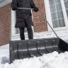 Движок для уборки снега пластиковый Сибртех, 695 х 540 х 1460 мм, стальная рукоятка, Россия 615935 купить в Нягани
