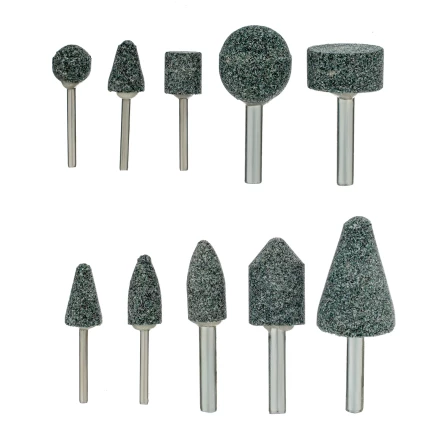 Набор шарошек для дрели (ПШМ), 10 шт Denzel 76028 купить в Нягани