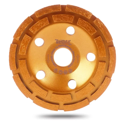 Двурядная алмазная шлифовальная чашка MESSER VZ по бетону и граниту купить в Нягани