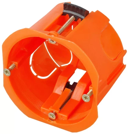 Коробка установочная СВЕТОЗАР для полых стен, макс. напряжение 400В, с пластиковыми лапками, 68х47мм SV-54913 купить в Нягани