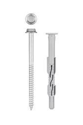 ЗУБР ФД-Ц 10 x 120 мм, фасадный дюбель, нейлон/цинк, 50 шт (301455-120)