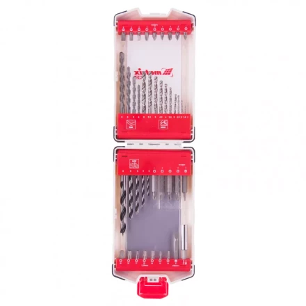 Набор сверл комбинированный сверла по металлу 1-6 мм бетону 4-8 мм дереву 3-8 мм биты 22 шт адаптер 44 предмета Pro Matrix 725644 купить в Нягани