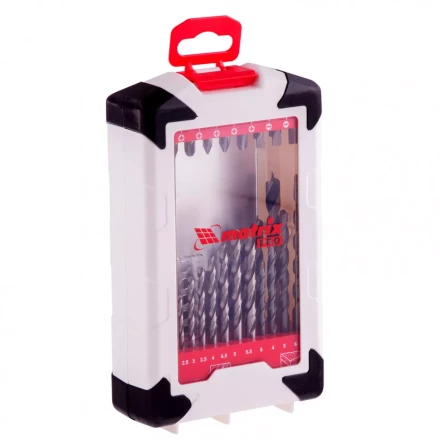 Набор сверл комбинированный сверла по металлу 1-6 мм бетону 4-8 мм дереву 3-8 мм биты 22 шт адаптер 44 предмета Pro Matrix 725644 купить в Нягани