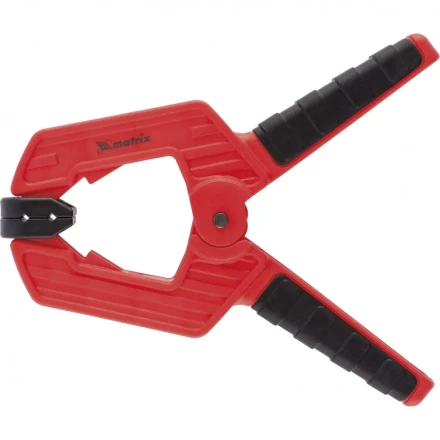 Струбцина клещеобразная 3 усиленная пластиковый корпус двухкомпонентные рукоятки 75 мм Matrix 20793 купить в Нягани