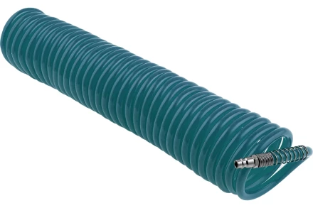 Шланг спиральный воздушный 8х12 мм 18 бар с быстросъемными соединениями 10 м STELS 57015 купить в Нягани