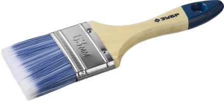 Кисть плоская  ЗУБР &quot;АКВА-МАСТЕР&quot;, искусственная щетина, деревянная ручка, 63мм 4-01007-063 купить в Нягани