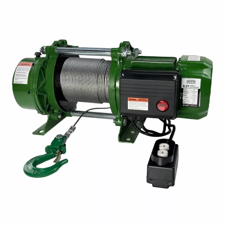 Лебедка электрическая HITCH KCD300 300кг 70м 220В (SZ086786) купить в Нягани