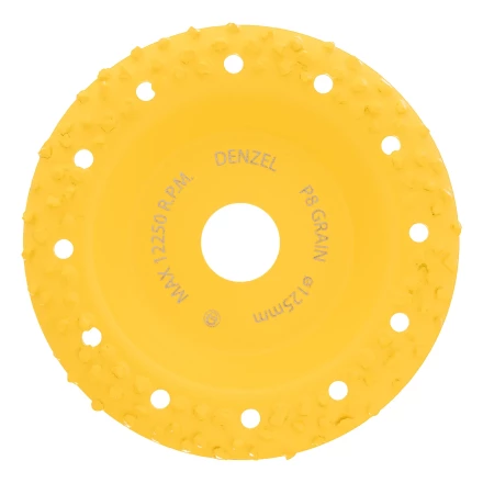 Чашка твёрдосплавная зачистная,125 мм, Наклонная, крупное зерно #8// Denzel 72976 купить в Нягани