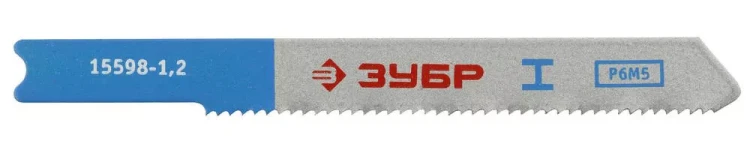 Полотна ЗУБР "ЭКСПЕРТ", U118A,  для эл/лобзика, HSS, по металлу, US-хвост., шаг 1,2мм, 50мм, 3шт 15598-1.2 купить в Нягани