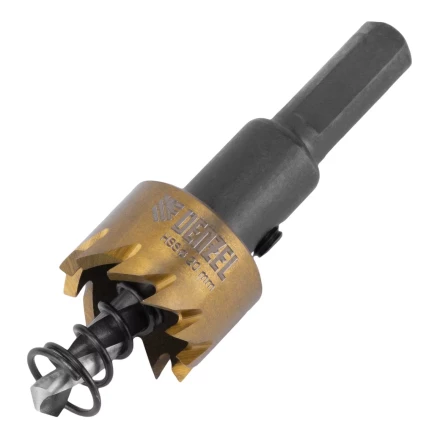 Коронка по металлу HSS, 20 мм, нитридтитановое покрытие Denzel 724101 купить в Нягани