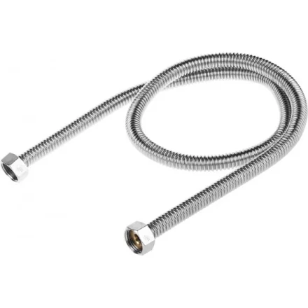 Подводка ЗУБР &quot;ЭКСПЕРТ&quot; сильфонная из нержавеющей стали, для воды, г/г (гайка-гайка), 1/2&quot;, 1,0м 51011-G/G-100 купить в Нягани