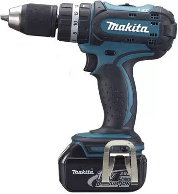 Аккумуляторная ударная дрель-шуруповерт Makita BHP452RFE купить в Нягани