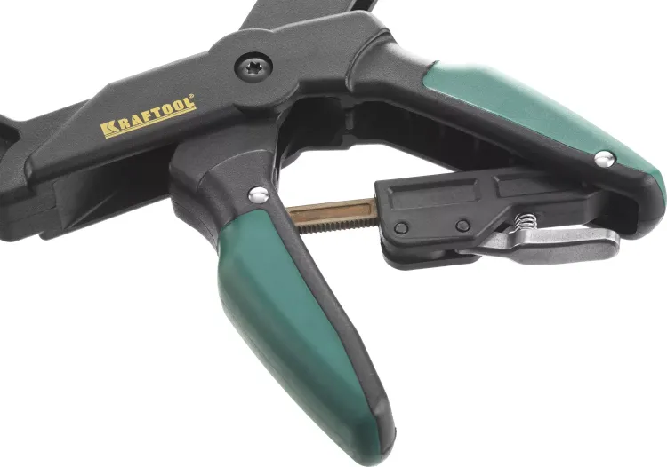 Струбцина KRAFTOOL "EcoKraft" ручная, пластиковый корпус, 0-100мм 32224-10 купить в Нягани