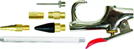 Набор продувочный пистолет пневмат. в комплекте с насадками 6 шт  MATRIX 57336 купить в Нягани