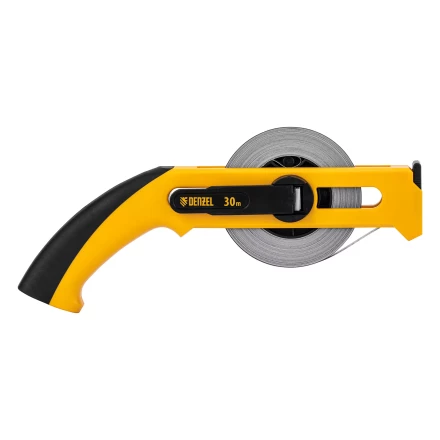 Рулетка геодезическая Denzel 30 м х 13 мм, открытый корпус, металлическая лента 31491 купить в Нягани