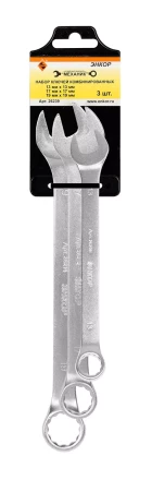 Набор ключей комбинированных 3 шт. Энкор 26239 26239 купить в Нягани
