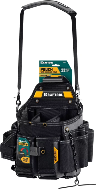 Поясная сумка электрика KRAFTOOL 38766 купить в Нягани