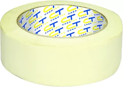 Лента малярная 48 мм х 25 м на бумажной основе  СИБРТЕХ 88832 купить в Нягани