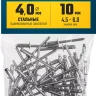 ЗУБР 4.0 x 10 мм, 50 шт, стальные заклепки, Профессионал (313126-40-10) купить в Нягани