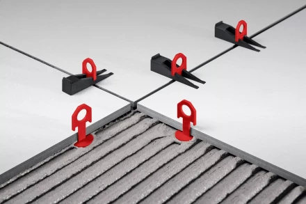 ЗУБР СВП, комплект: 1,0 мм, зажим + клин, 250 + 250 шт, система выравнивания плитки (33851-H250) купить в Нягани