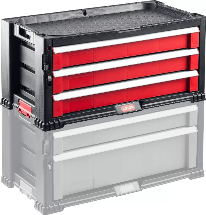 Ящик с 3 выдвижными полками "DRAWER-3", 22" KETER 38381-3 купить в Нягани