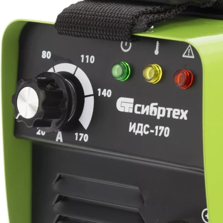 Аппарат инверторный дуговой сварки СИБРТЕХ ИДС-170 94375 купить в Нягани