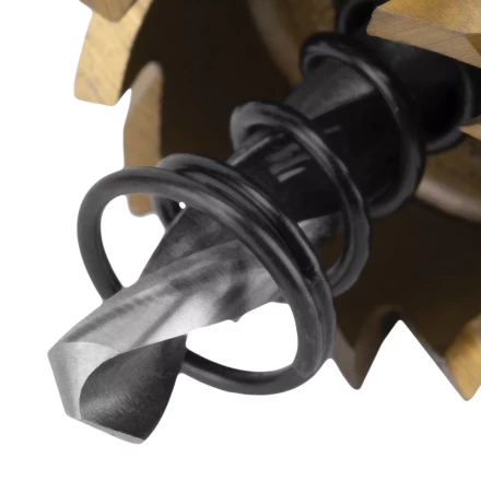 Коронка по металлу HSS, 22 мм, нитридтитановое покрытие Denzel 724103 купить в Нягани