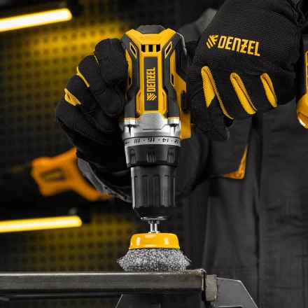 Щетка для дрели, 50 мм, Чашка, со шпилькой, нержавеющая витая проволока Denzel 744633 купить в Нягани