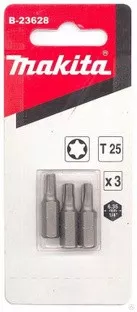 Биты Makita Тоrх Т25 25мм 3шт (B-23628) купить в Нягани