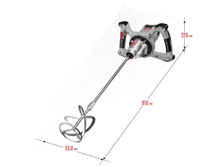 Миксер строительный 2 скорости МР-1600-2 серия МАСТЕР купить в Нягани