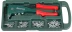Заклепочник, KRAFTOOL &quot;NX-5&quot; 31173-H6, усиленный литой к d=2,4-4,8 мм - Al и сталь, d=2,4-4,0 - нерж сталь, в боксе, с набором заклепок 31173-H6 купить в Нягани
