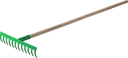 Грабли РОСТОК садовые с черенком, 12 прямых зубцов 421901-12 купить в Нягани
