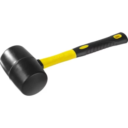 Киянка STAYER &quot;PROFESSIONAL&quot; резиновая ЧЕРНАЯ, с фиберглассовой ручкой, 900г 2054-90 купить в Нягани