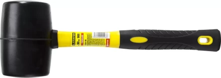 Киянка STAYER &quot;PROFESSIONAL&quot; резиновая ЧЕРНАЯ, с фиберглассовой ручкой, 900г 2054-90 купить в Нягани