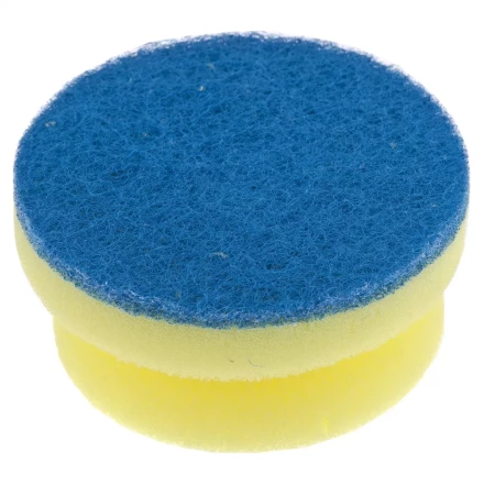 Губки для посуды c тефлоновым покрытием круглые d 95х50 мм 2 шт в картоне ТМ Elfe 92361 купить в Нягани