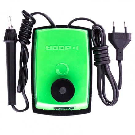 Электроприбор для выжигания по дереву &quot;Узор 1&quot; с подставкой запасная игла 5 проекций Сибртех. 91304 купить в Нягани