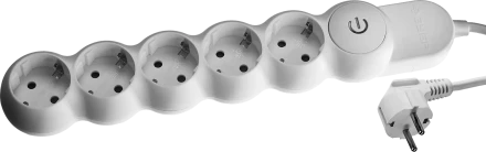 Удлинители электрические М700 5 гнезд с кнопкой серия МАСТЕР купить в Нягани